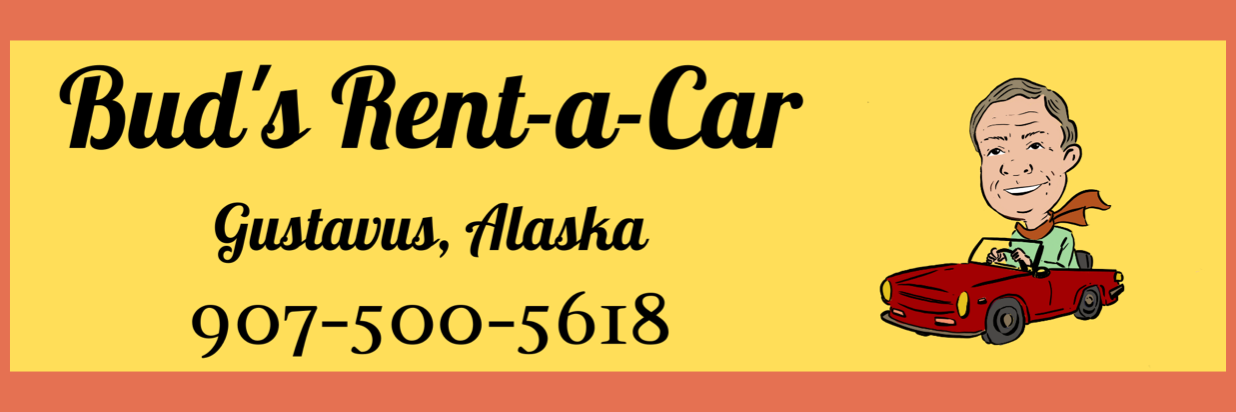 Bud’s rent a car Gustavus Alaska Glacier Bay National Park