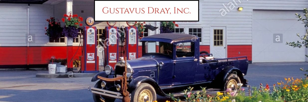 Gustavus Dray historic gas station